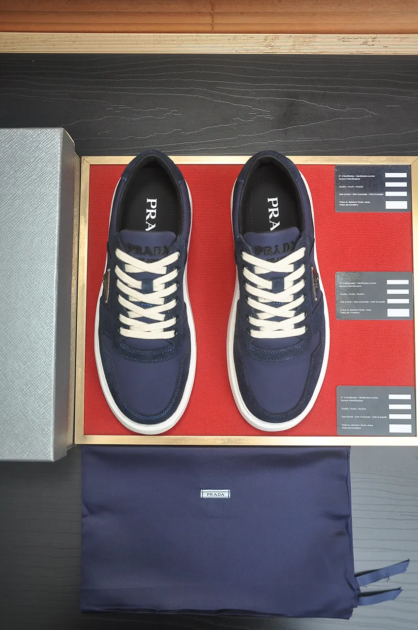 Men's shoes 💰580💶【PRADA】Top original, new season, high quality original goods, top imported calfskin with original imported glue, imported cowhide inside with original cowhide feet, original outsole! Quality guaranteed! Code 38-45 (45 customized)